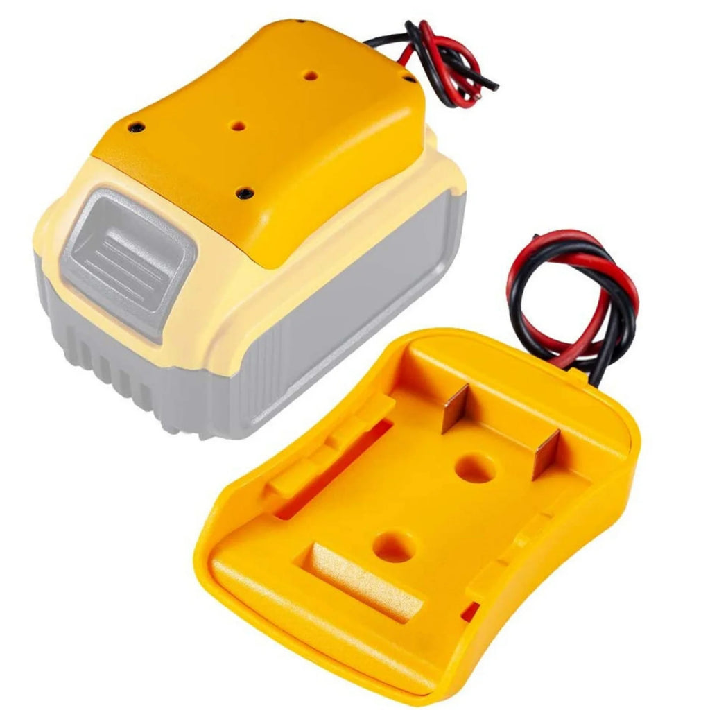 1Pc Power Connector Battery Adapter For DeWalt DCB184  DCCB204 18V/20V Max Battery Battery DIY Power Wheel Adapter Dock Holder