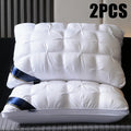 2PS Pillow Set, Soft Support Pillows for Beds, Double Set, Hotel Series Standard, Suitable for Back, Stomach or Side Sleepers