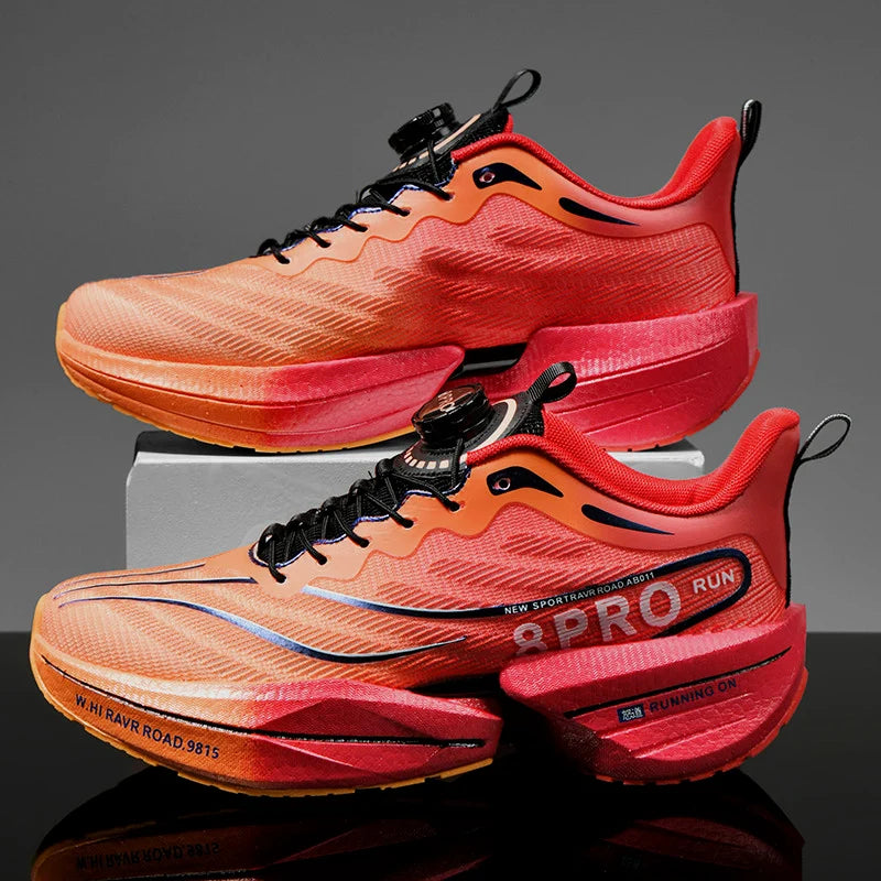Tenis Running Maratón Placa de Carbono | Transpirable | Malla Ligera | Hombre y Mujer | Antideslizante