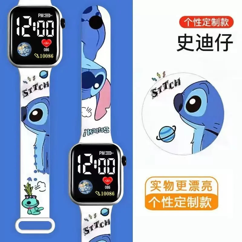 Reloj Electrónico LED Cartoon para Niños | Diseño Cuadrado Unisex ⌚ - Firu Total Sales