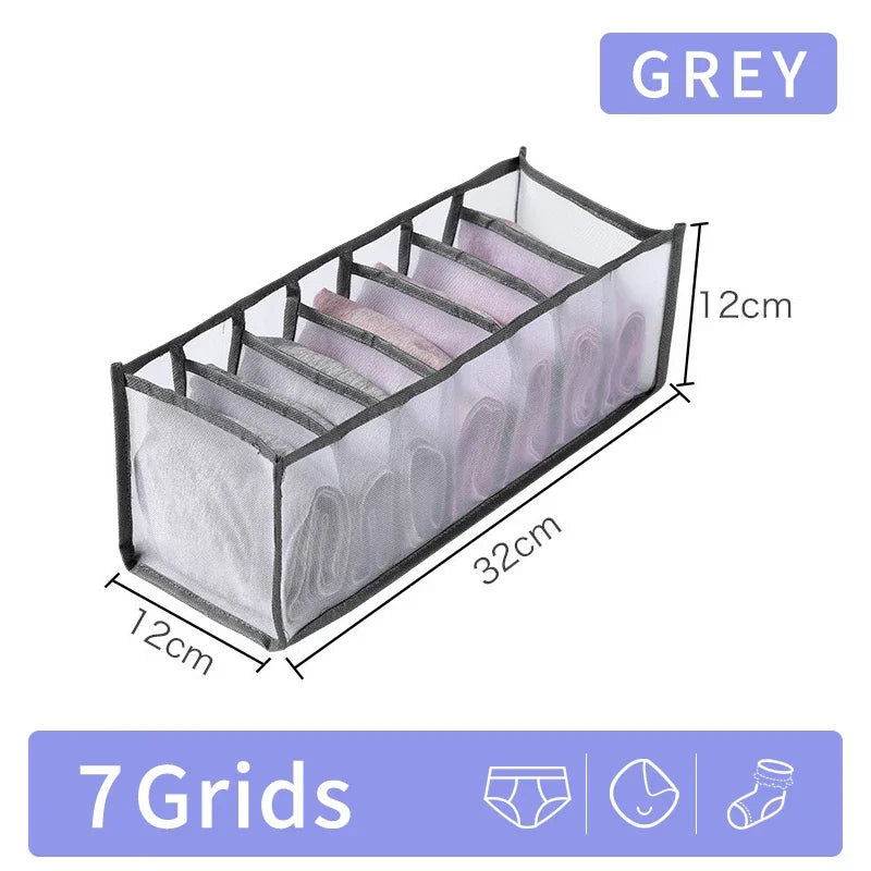 Pants Jeans Storage Box Drawers Organizer for Underwear Bra Socks Wardrobe Clothes Organizer Cabinet  T-Shirt Organizers storage