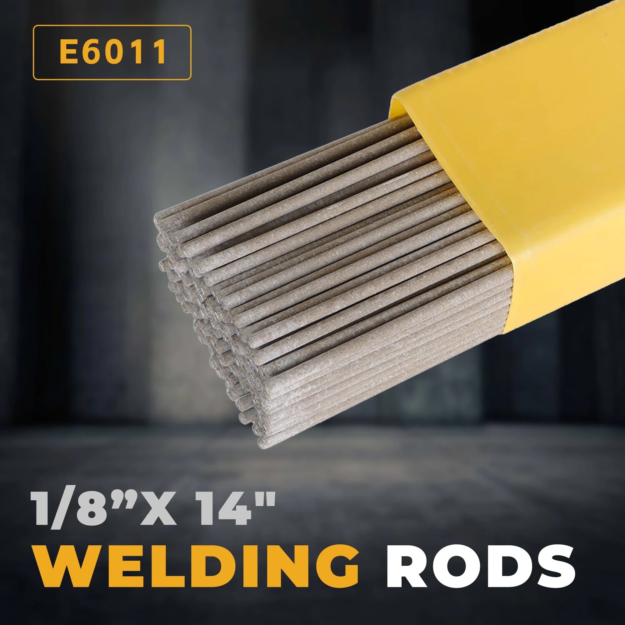 E6011 1/8in x 14in 10 lb Box Welding Rods Carbon Steel Electrode for Welded Carbon Steel
