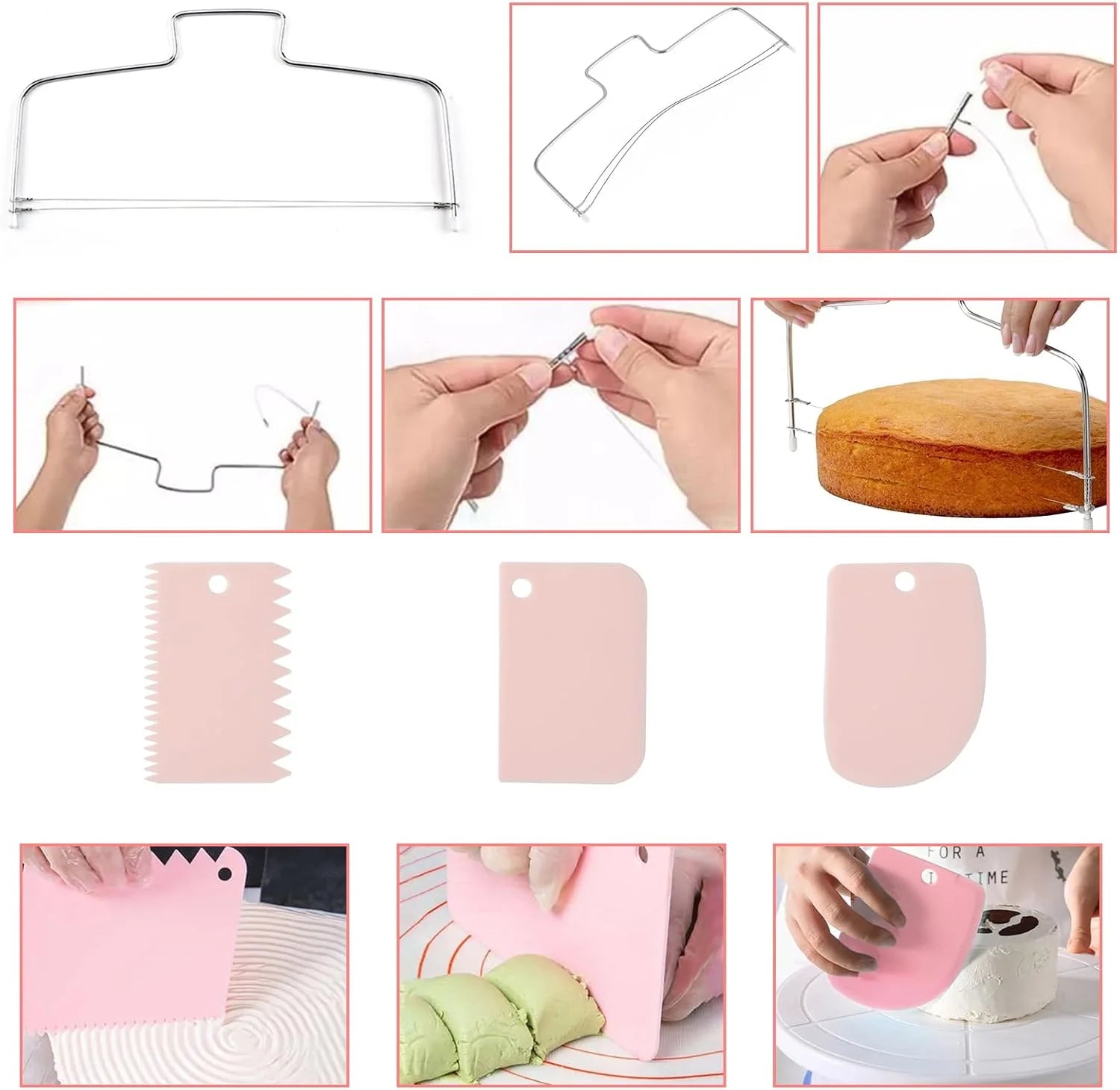 Set 80pcs Decoración de Pasteles | Tornamesa Antideslizante + 14 Boquillas | Repostería 🎂