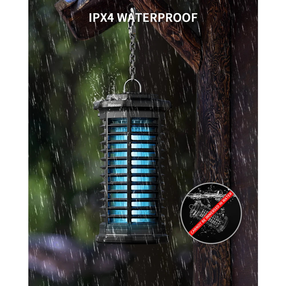 Trampa Eléctrica Mata Mosquitos 4000V 15W | IPX4 | Interior y Exterior 💚 - Firu Total Sales