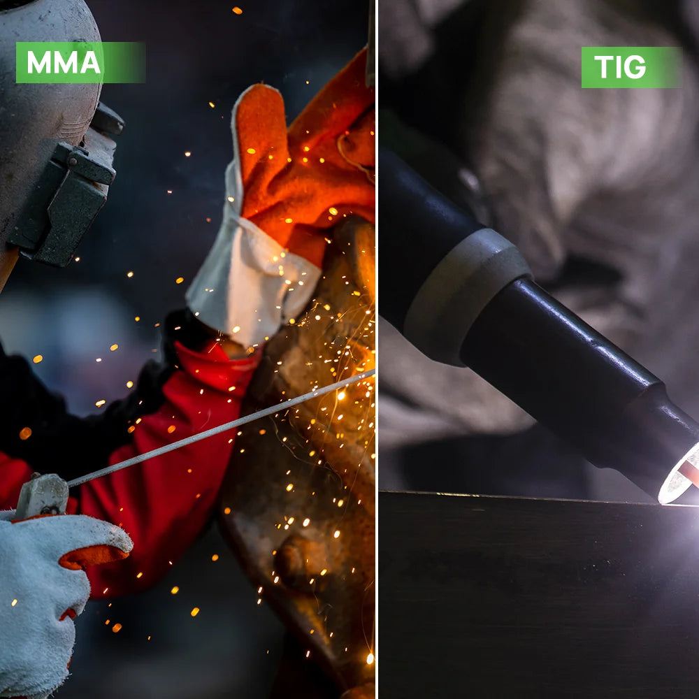 AIXZ HF TIG Welding Machine AIT200P AC DC Welder With Pulse 5 in 1 IGBT Inverter ARC Stick Welder Spot TIG Aluminum Welder