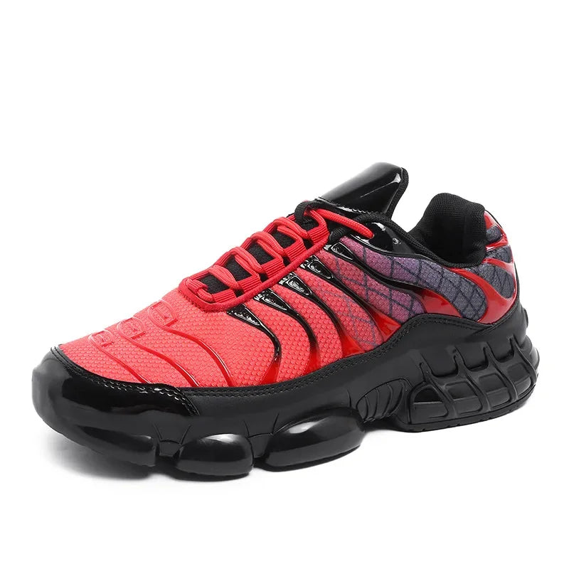 Tenis Hombre Deportivos Ligeros | Dad Shoes | Casual Running | Suela Gruesa | Sin Cordones | Bicolor