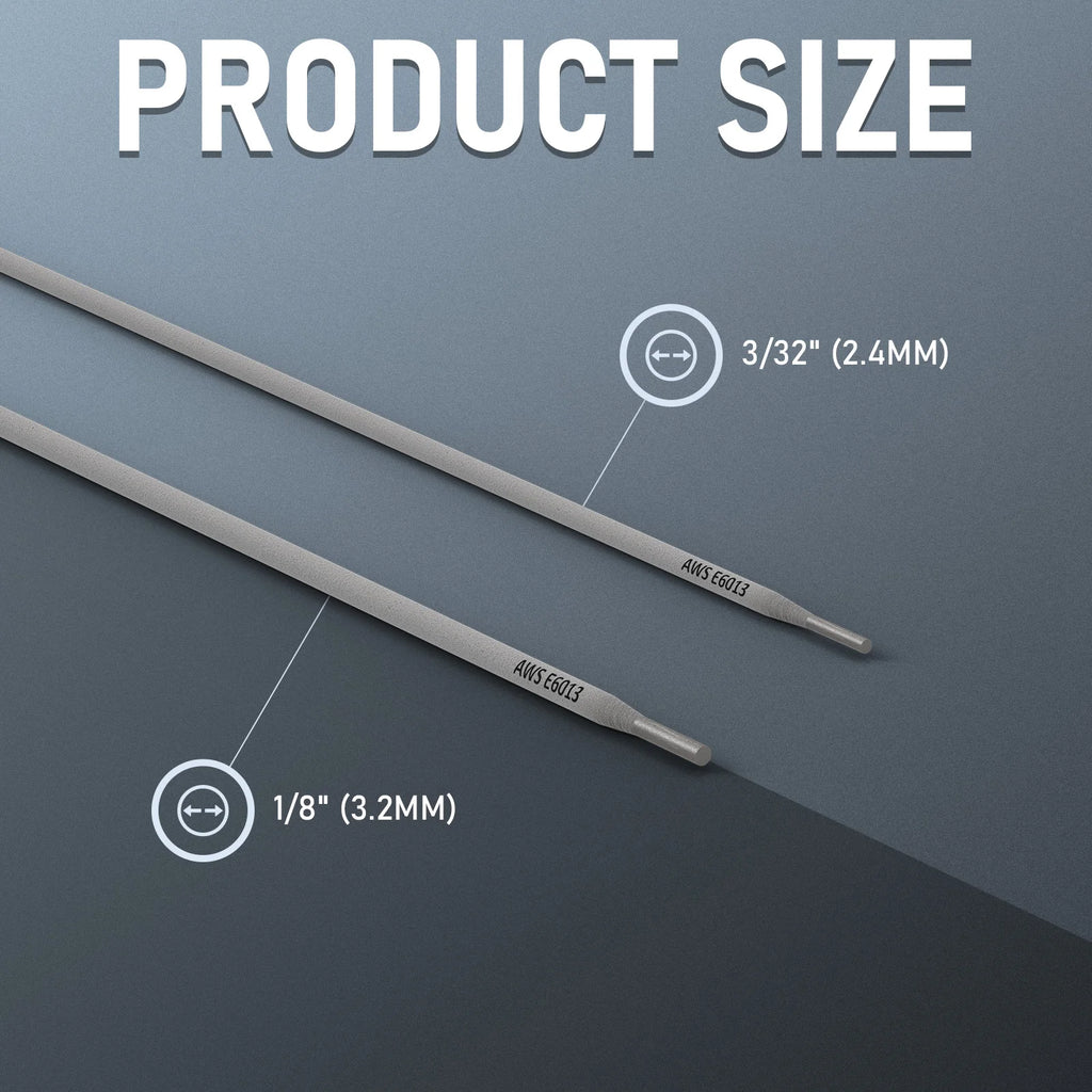 E6013 Welding Rod 3/32" 1/8" 5LB Carbon Steel Stick Welding Rods Stick Electrodes ARC Welding Supplies