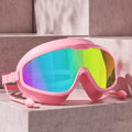 Adult electroplated large frame swimming goggles/anti-fog and anti-ultraviolet/safety optical lenses/swimming accessories