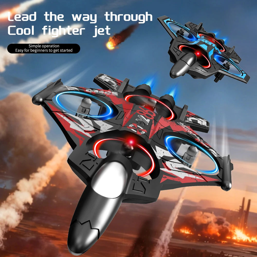 Avión RC Foam YL86 2.4G con Luces LED | Acrobacias y Piruetas | Regalo Navidad 🎅 - Firu Total Sales