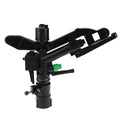 1 inch Farm Rotating Rocker Sprinklers Double Outlet Rotary Jet Nozzle Multi-function Adjustable Rotating for Flowers and Plants