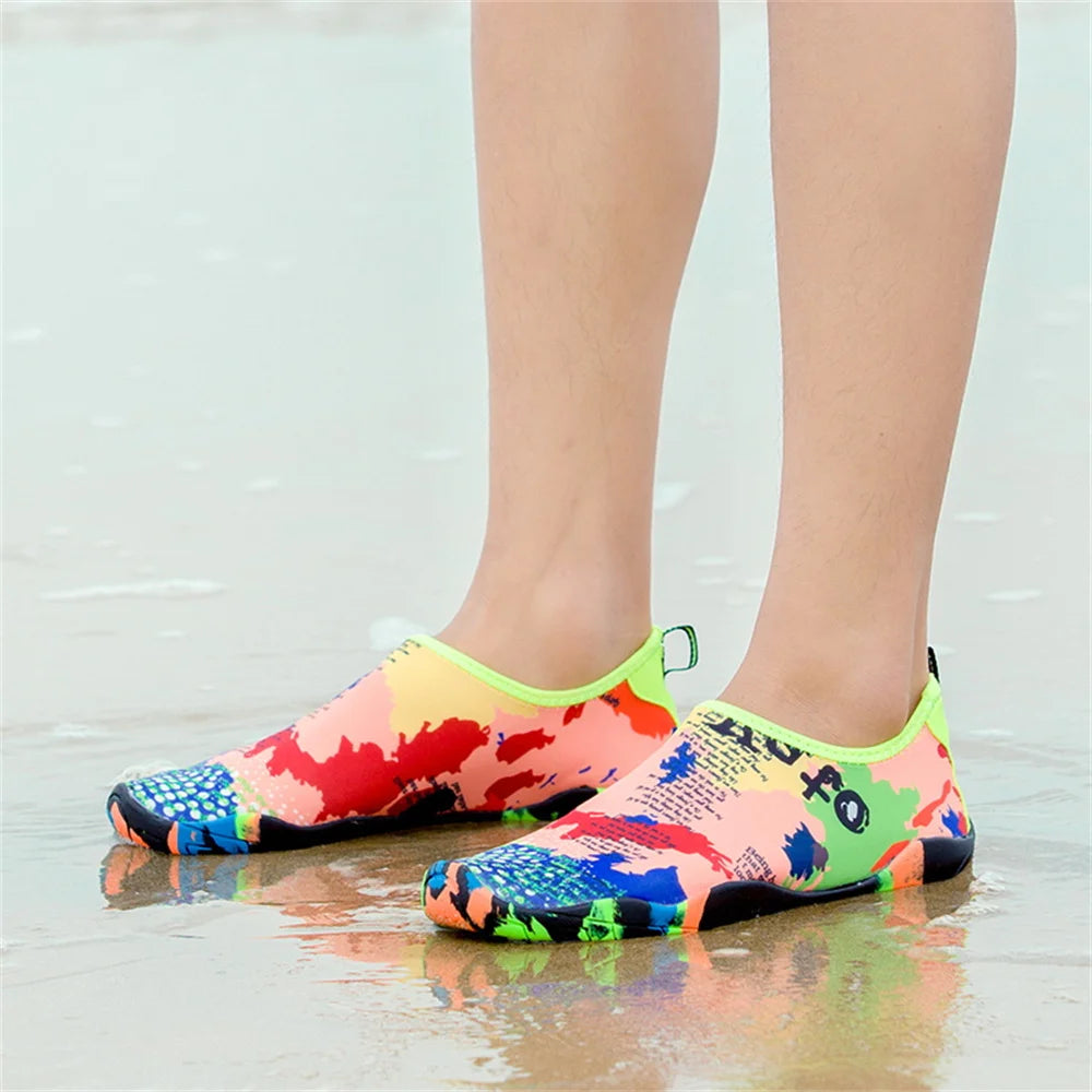 Quick-Drying Summer Water Shoes Unisex Seaside Beach Sock Barefoot Sneakers Men Swimming Upstream Sports Diving Aqua Shoes Women