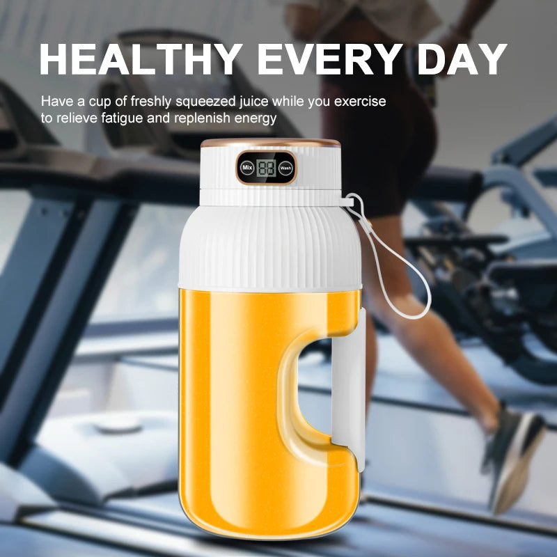 Licuadora Portátil USB 1000ml | Juguera de Frutas Recargable | Smoothies y Jugos