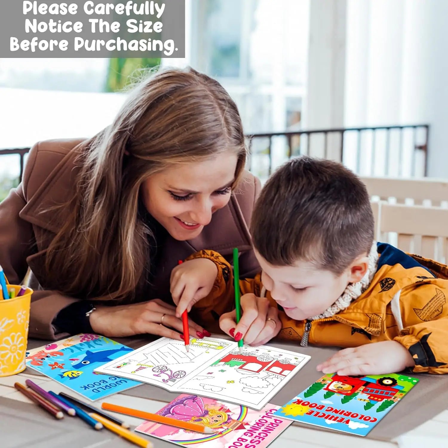 24 Pack Coloring Books for Kids Ages 4-8, Small Coloring Books for Kids Ages 2-4, Kids Birthday Party Favors Bulk Gifts