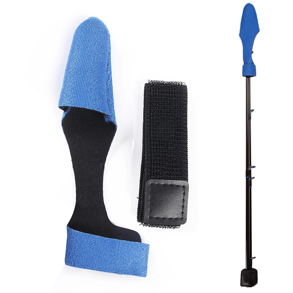 5/10Set 2Pcs/Set Fishing Rod Pole Protector Case Cover Sleeve Fishing Rod Fastener Belts Rubber FIsh Pole Fastening Belt Strap