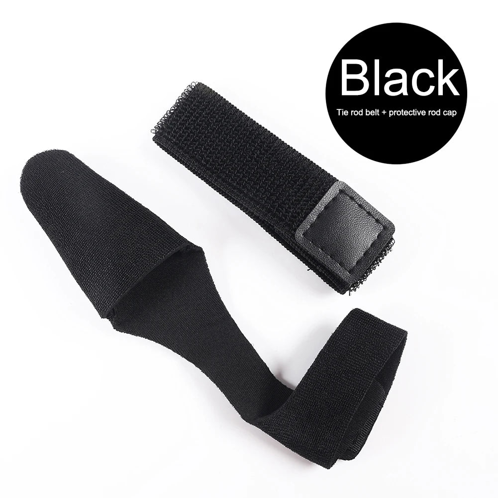 5/10Set 2Pcs/Set Fishing Rod Pole Protector Case Cover Sleeve Fishing Rod Fastener Belts Rubber FIsh Pole Fastening Belt Strap