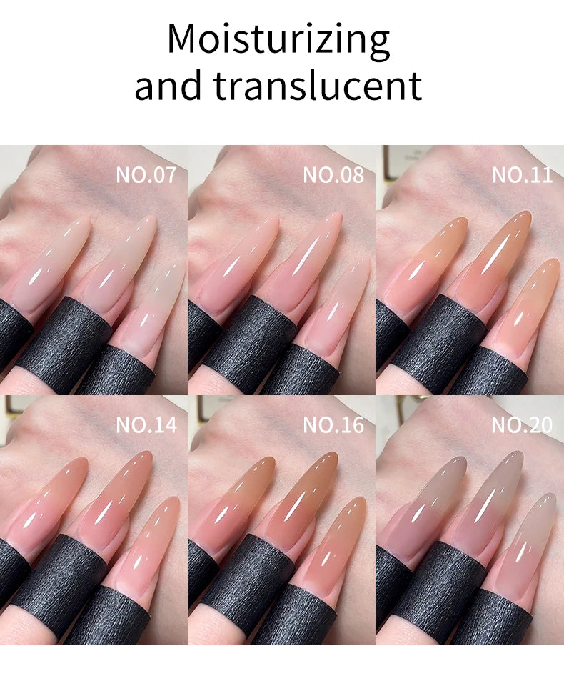 Esmalte Jelly Ice Nude Peelable UV/LED 15ml | Sin Formaldehído | Salón y DIY 💅 - Firu Total Sales