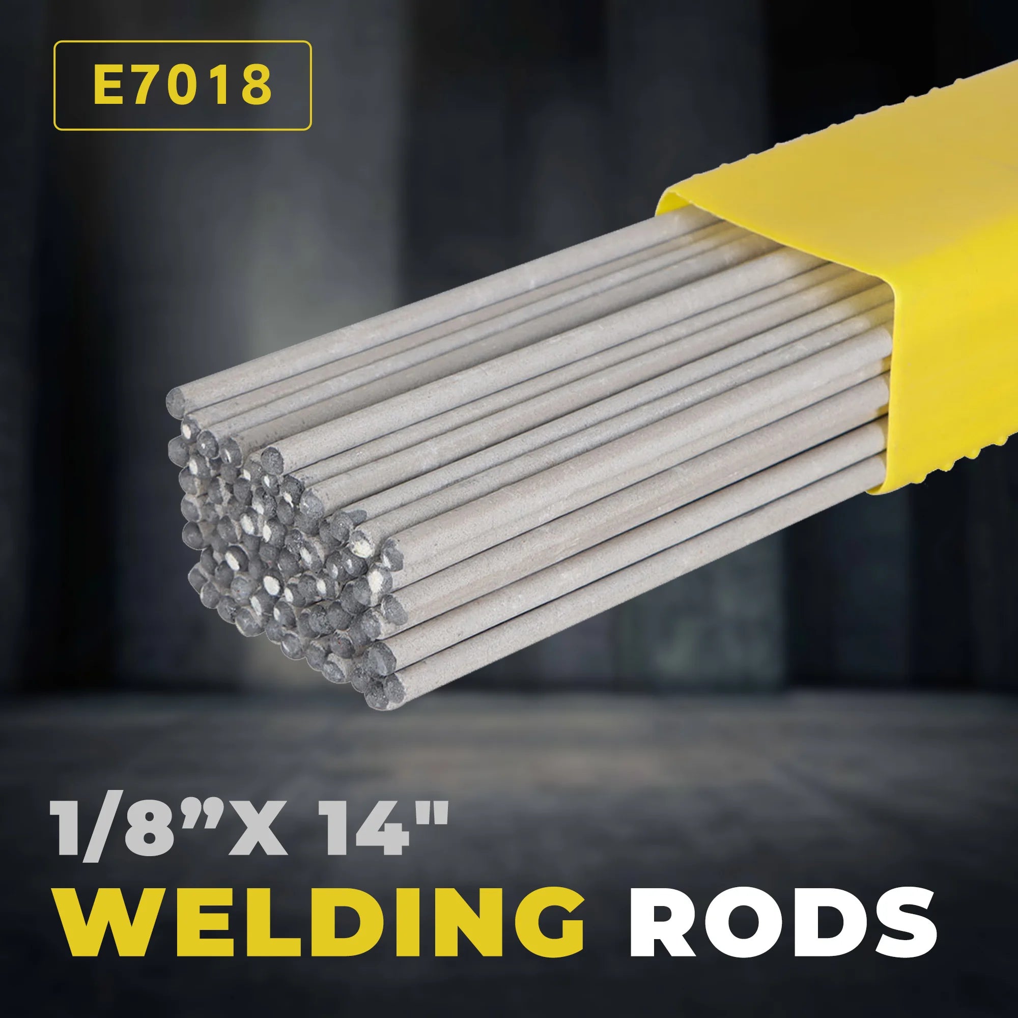 E7018 1/8in Welding Rods Carbon Steel Electrode 10 lb Box (1/8 x 14)