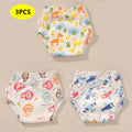 Newborn Training Pants Baby Shorts Solid Color Washable Underwear BABY Boy Girl Cloth Diapers Reusable Nappies Infant Panties