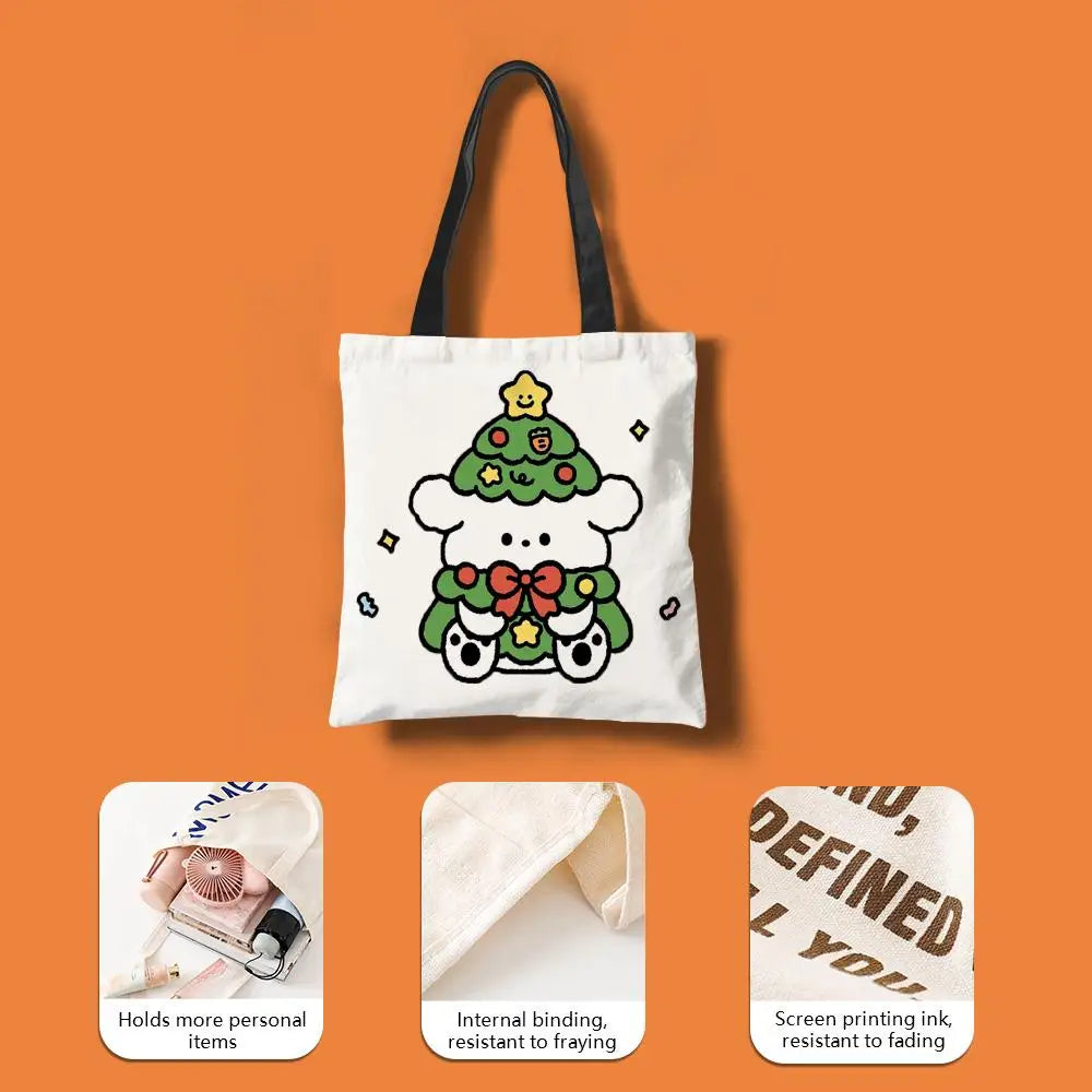 T-True Religion Storage Bags Canvas Tote Bag Double-Sided Print Fashion Shoulder Shopping Bag Gift Handbags