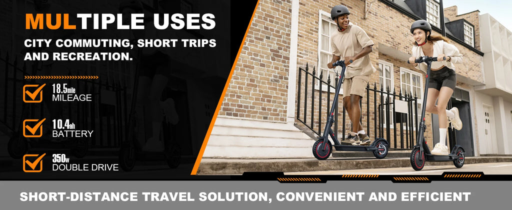 Scooter Eléctrico Plegable FREEBOY 350W | Llantas 8.5" | Freno Dual | App 🛥️