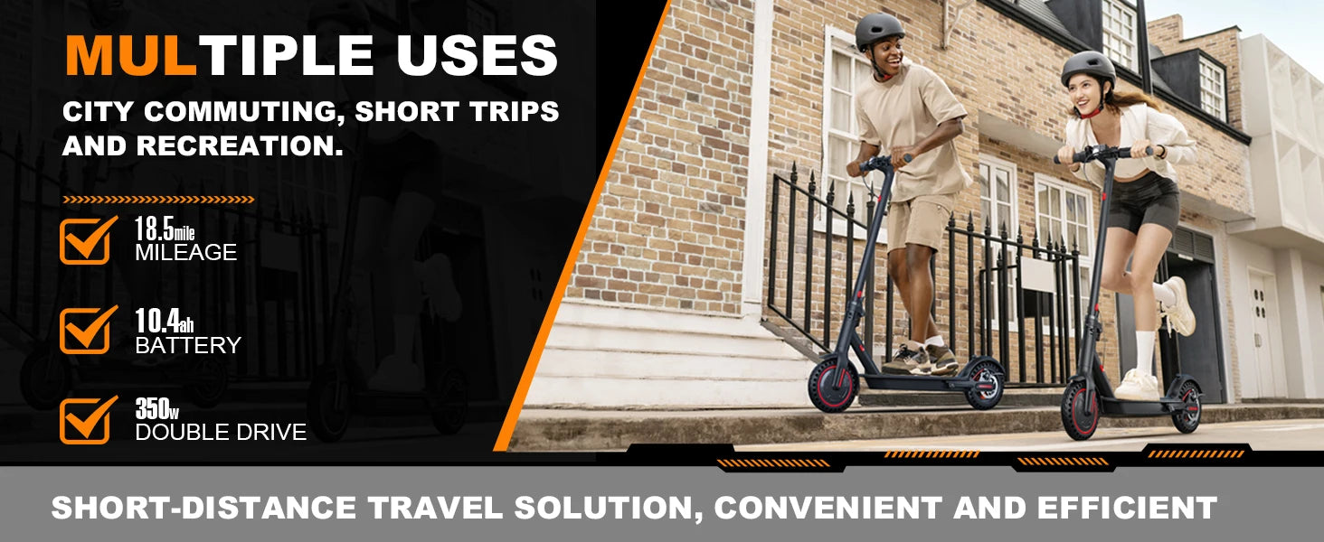 Scooter Eléctrico Plegable FREEBOY 350W | Llantas 8.5" | Freno Dual | App 🛥️