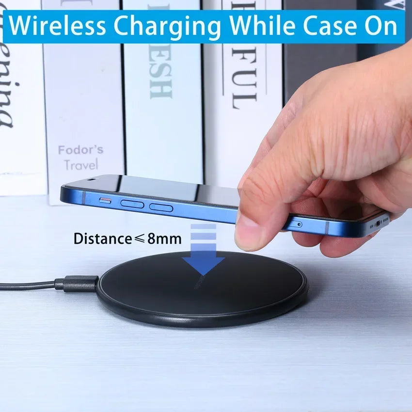200W Fast Wireless Charging Pad | Samsung Galaxy S25/S24 + iPhone 16/15/14 + Xiaomi