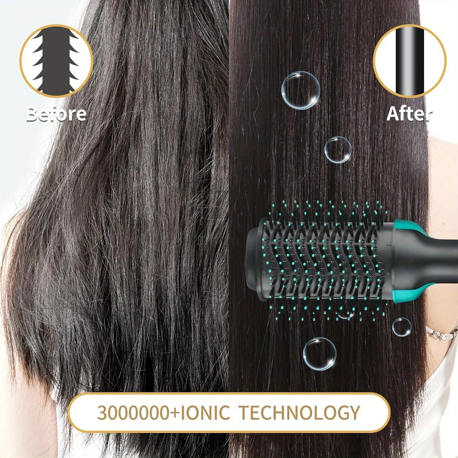BLUTOOL Secadora Cepillo 4 en 1 | Ion Negativo | Reduce Frizz | Volumen 💇
