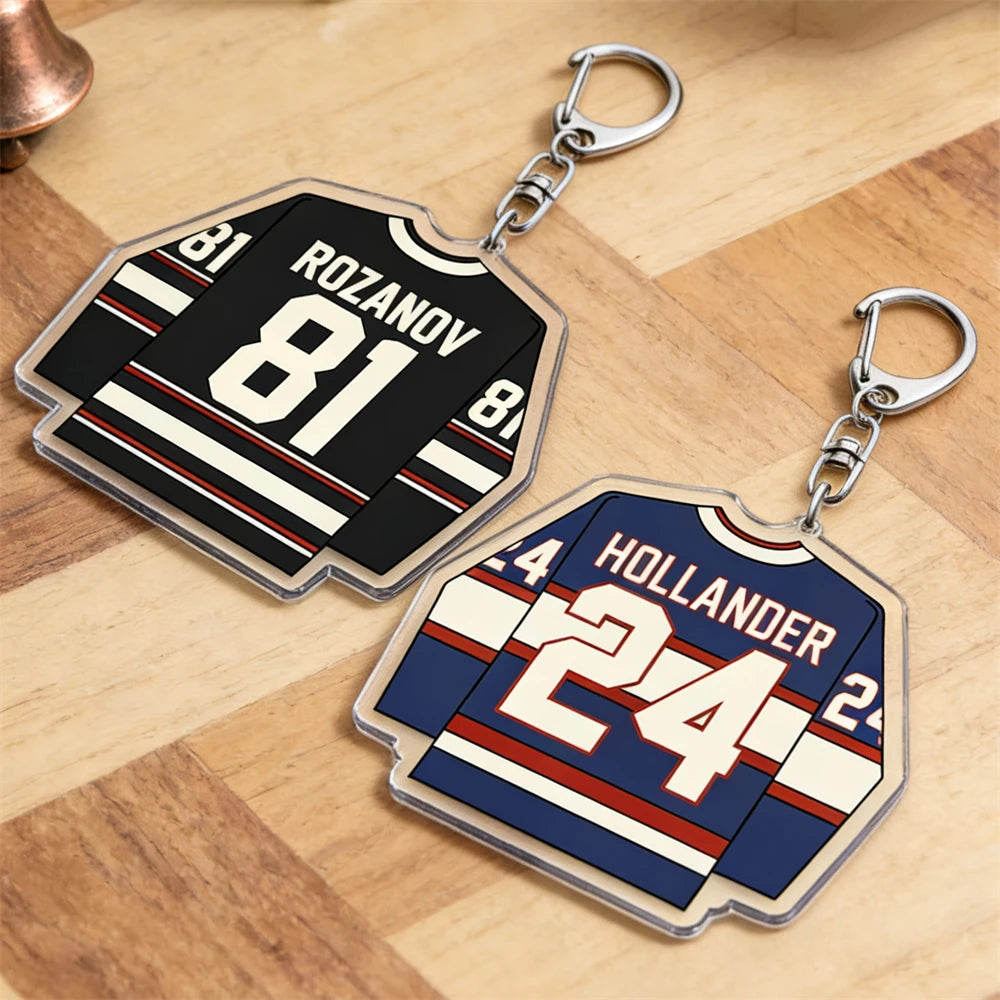 Hot TV Show Heated Rivalry Keychain Accessories Bag Shane Hollander Ilya Rozanov  81 24 Mini Jersey  Keyrings Jewelry Fans Gifts