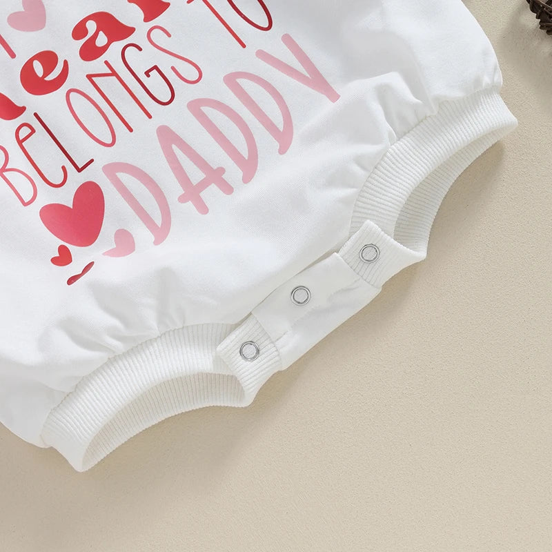 Jumpsuit Bebé Niña - Estampado Corazón Manga Larga