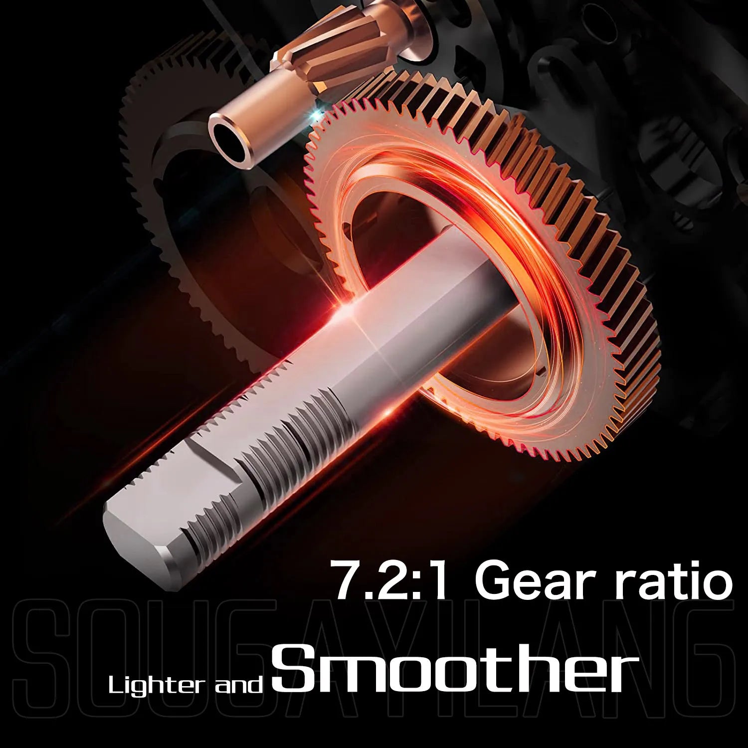 Sougayilang Telescopic Casting Rod & 7.2:1 High-Speed Reel Combo | 150M Line | 1.8-2.4m