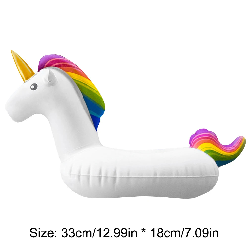Floating Cup Holder Inflatable Swimming Pool Drink Cup Stand PVC Cooler Table Party Supplies Gift for Family Friends