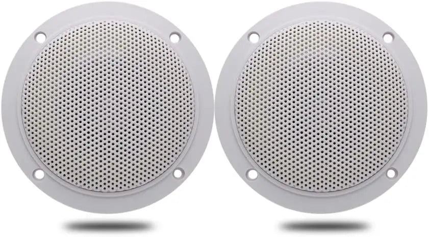 Herdio 4PCS 4'' 160W Marine Waterproof Bluetooth Speaker HIFI Full Range Stereo Motorcycle Boat UV-Proof Outdoor Sound Box