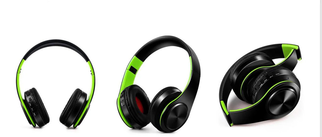 HIFI Stereo Bluetooth Headphones | FM Radio + SD Card + Mic | iPhone Samsung Xiaomi