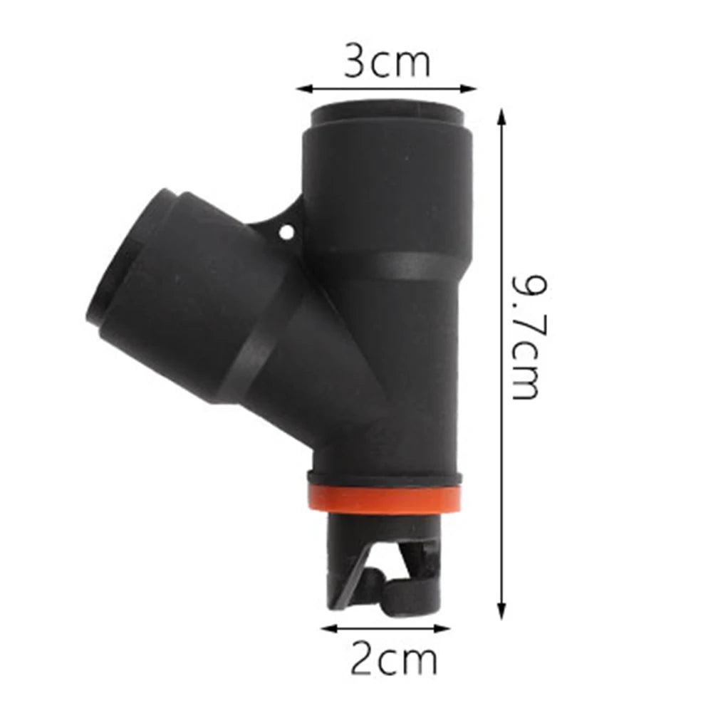 Air Valve Adaptor Wear-Resistant Rowing Boat Air Valve Adaptor Nylon Kayak Inflatable Pump Adapter for SUP Board