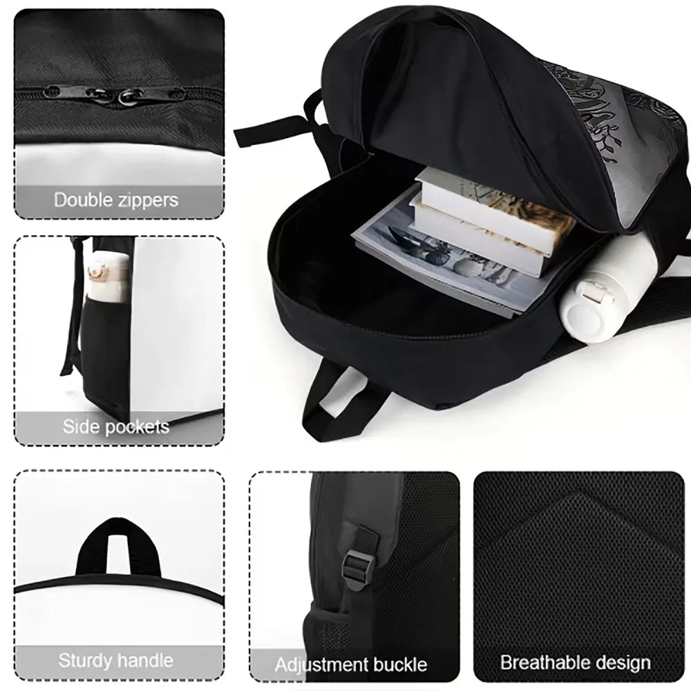 A 3D printed cartoon and cute African girl backpack for a fashionable student bag - Firu Total Sales