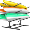 Adjustable Heavy - Duty Storage Rack for Paddleboards, Canoes, and Surfboards - Holds Up to 660lbs, 3 or 6 Levels - Firu Total Sales