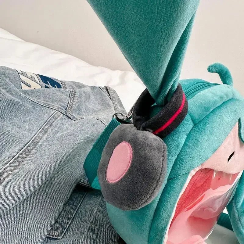 Anime Hatsune Miku Cosplay Plush Backpack Ita Bag Women Bag Shool Student Men Velvet Shoulder Bag Girl Gift - Firu Total Sales