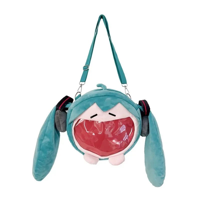 Anime Hatsune Miku Cosplay Plush Backpack Ita Bag Women Bag Shool Student Men Velvet Shoulder Bag Girl Gift - Firu Total Sales
