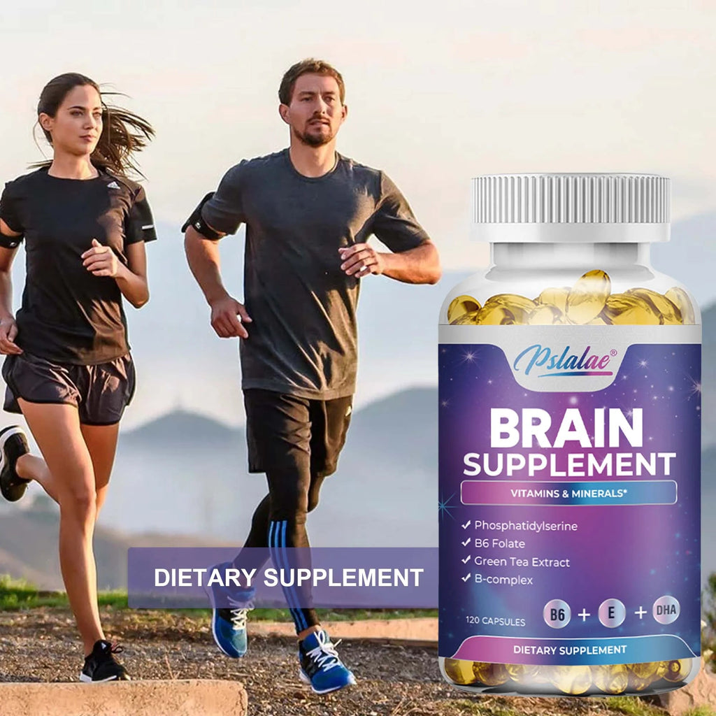 Brain Supplement - Boosts Brain Function, Helps Improve Memory, Concentration and Intelligence - 120 Capsules - Firu Total Sales