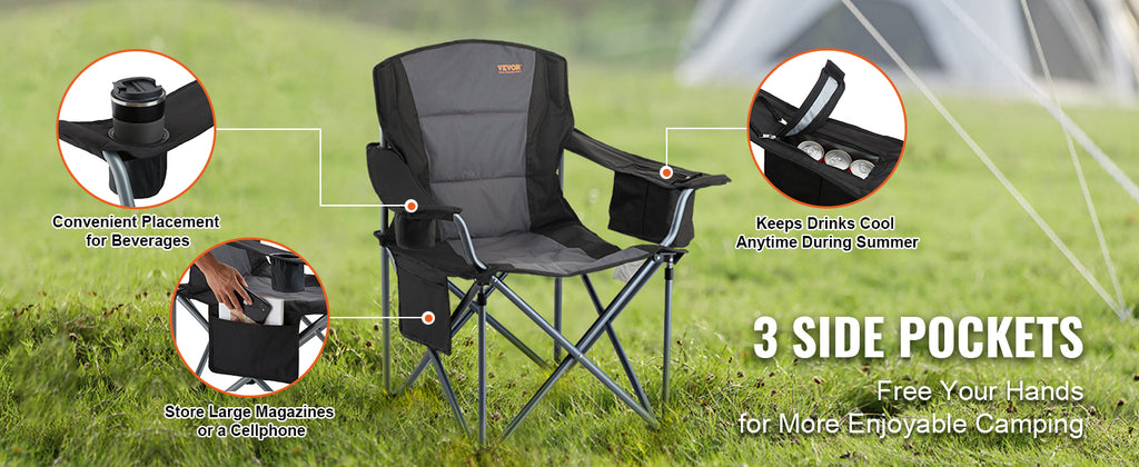 SucceBuy Silla Camping Plegable Ultra Ligera | 350 lbs | Playa, Senderismo, Pesca y Picnic | Portable