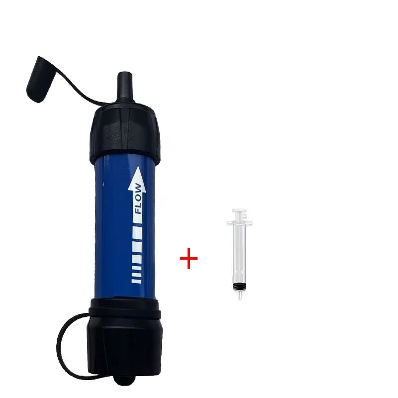 Camping & Survival Emergency Outdoor Portable Water Filter for Hiking - Emergency & Disaster Purifies Water Source On - The - Go - Firu Total Sales