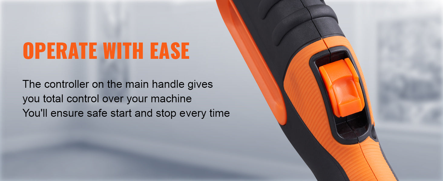 SucceBuy 900W Drywall Sander Brush Motor Electric Adjustable Variable Speed with Self-Suction Handle Wall Grinder Sander Machine