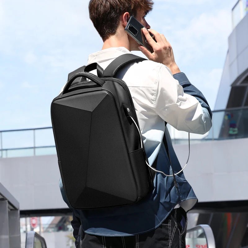 Fenruien Brand Laptop Backpack Anti - theft Waterproof School Backpacks USB Charging Men Business Travel Bag Backpack New Design - Firu Total Sales