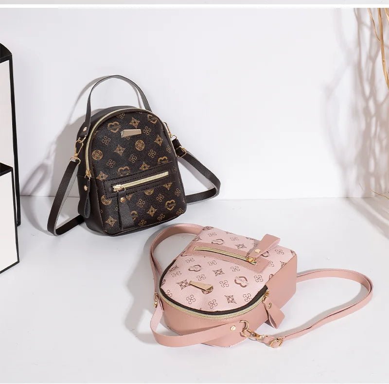 Flower backpack 2022 ladies bag fashion backpack women's bag bag women's fresh and sweet student school bag - Firu Total Sales