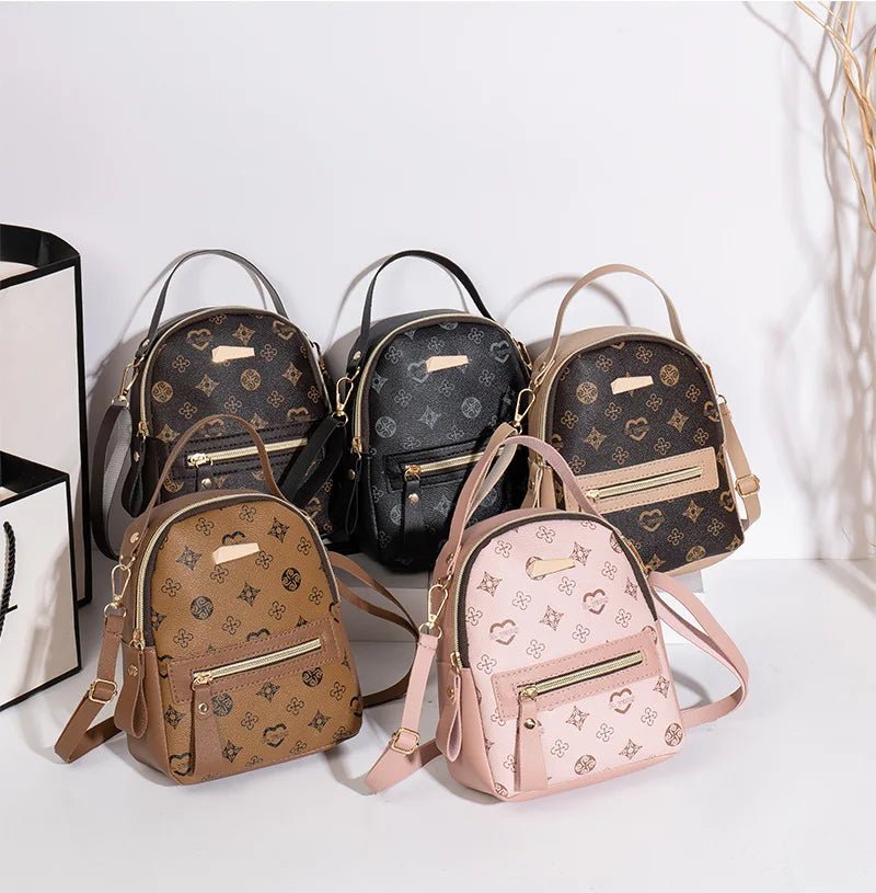 Flower backpack 2022 ladies bag fashion backpack women's bag bag women's fresh and sweet student school bag - Firu Total Sales