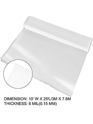 SucceBuy Agricultural Greenhouse Film Clear Plastic Farm Crops Vegetable Cover UV Resistant Polyethylene Covering Plants Flowers