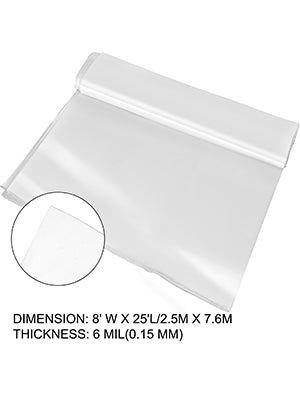 SucceBuy Agricultural Greenhouse Film Clear Plastic Farm Crops Vegetable Cover UV Resistant Polyethylene Covering Plants Flowers