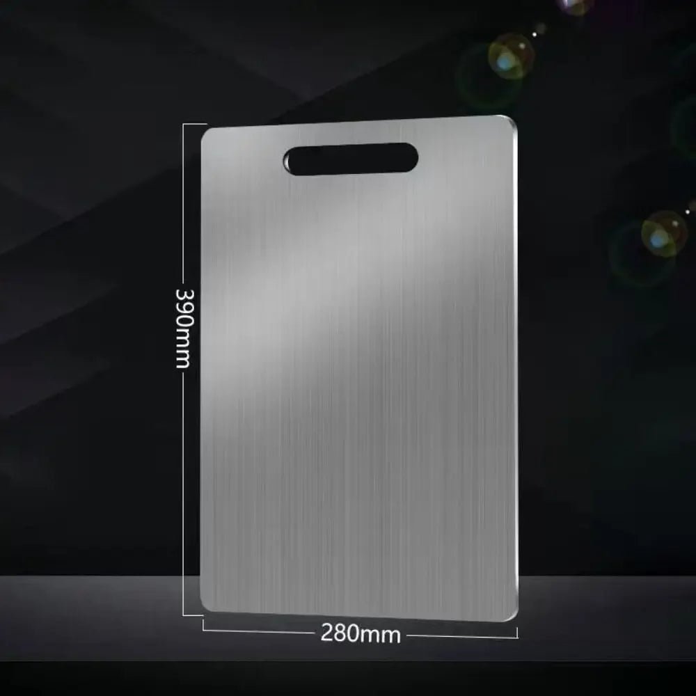 New Cutting Board for Kitchen 316 Stainless Steel Chopping Board Thickened Board Double Sided Food Grade Fruit Meat Chopping - Firu Total Sales