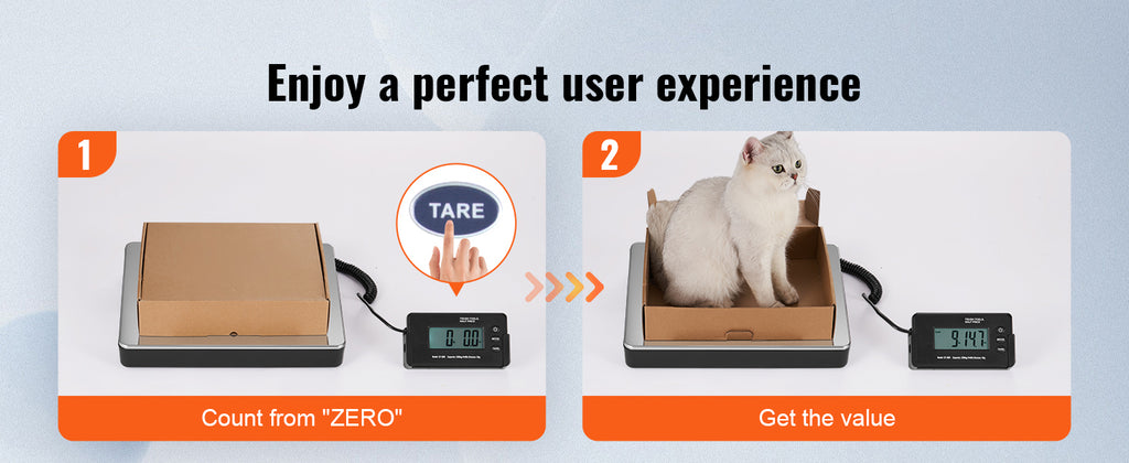 SucceBuy Digital Shipping Scale 440lbs | Timer + Tare | HD LCD | Home & Post Office