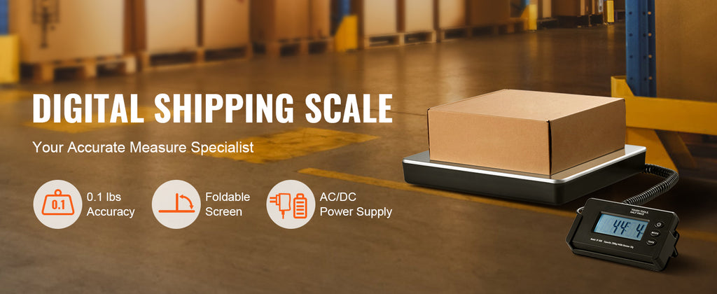 SucceBuy Digital Shipping Scale 440lbs | Timer + Tare | HD LCD | Home & Post Office